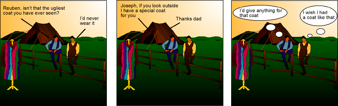 Joseph Gets Special Treatment Cartoon