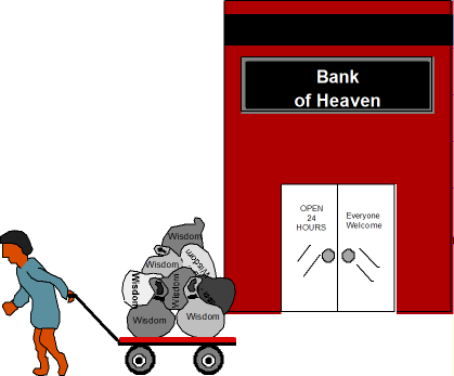 Bank of
                              Heaven Cartoon