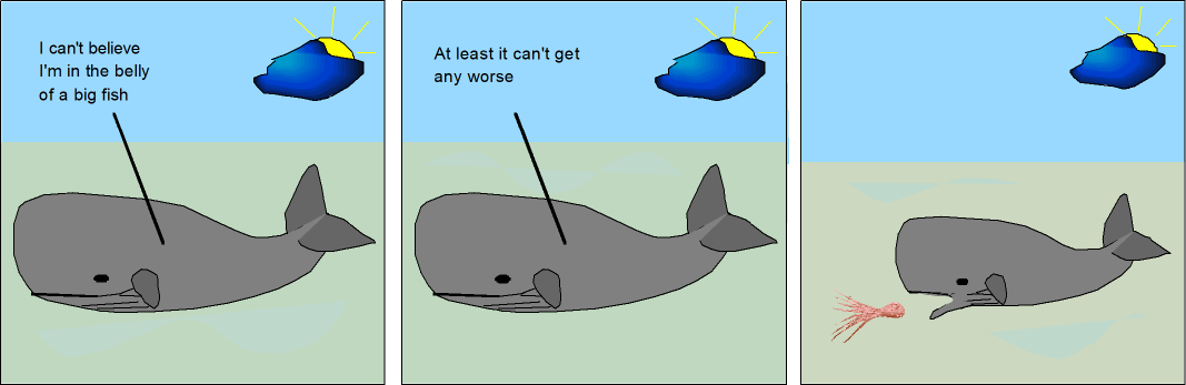 Jonah and the Big Fish Cartoon
