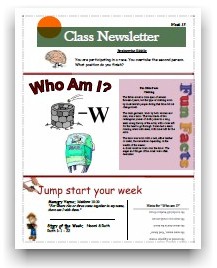 Class
                          Newsletter 15