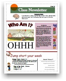 Class
                          Newsletter 20